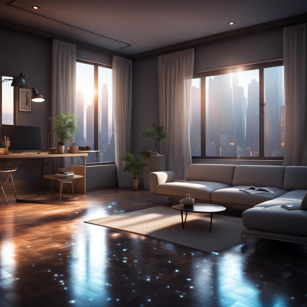 Futuristic Home in Realistic 4K Photography