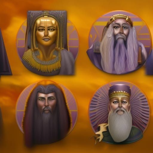 Sumerian Characters on Clay Tablets