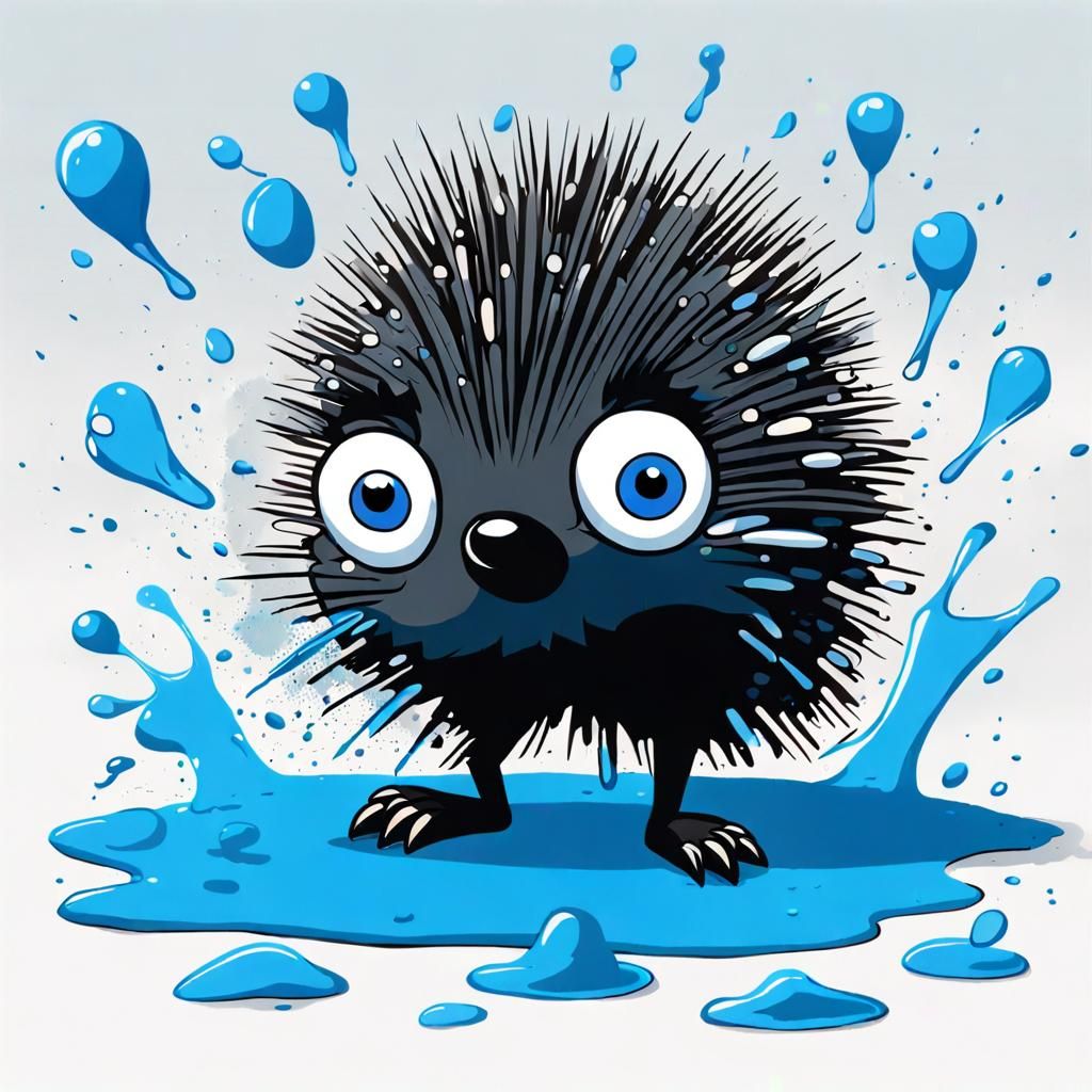 "Out of the blue" english language idiom 🙂