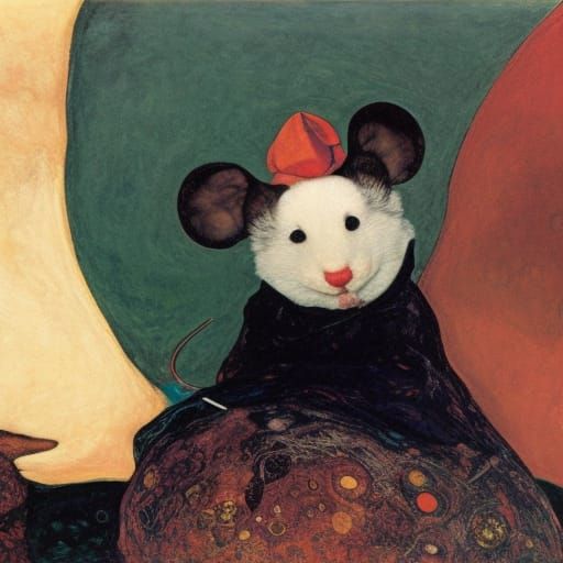 Mouse Bites Through Pseudoscience: Expressionist Art