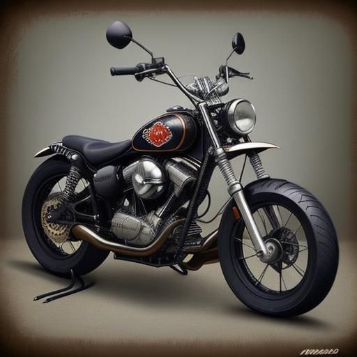 Dog on Motorcycle With Wheels