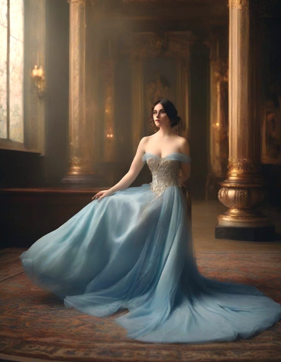 Elegant Regency Lady in Soft Focus