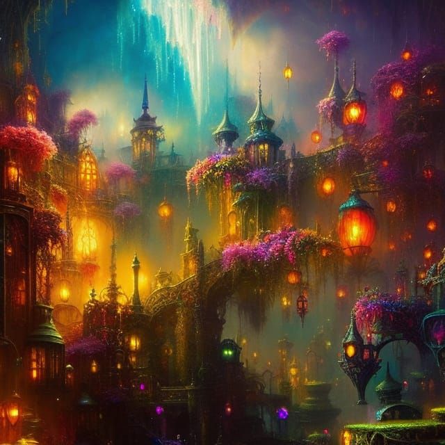 Emotional Rendition of Maiden, Mother, Crone in Surreal Styl...