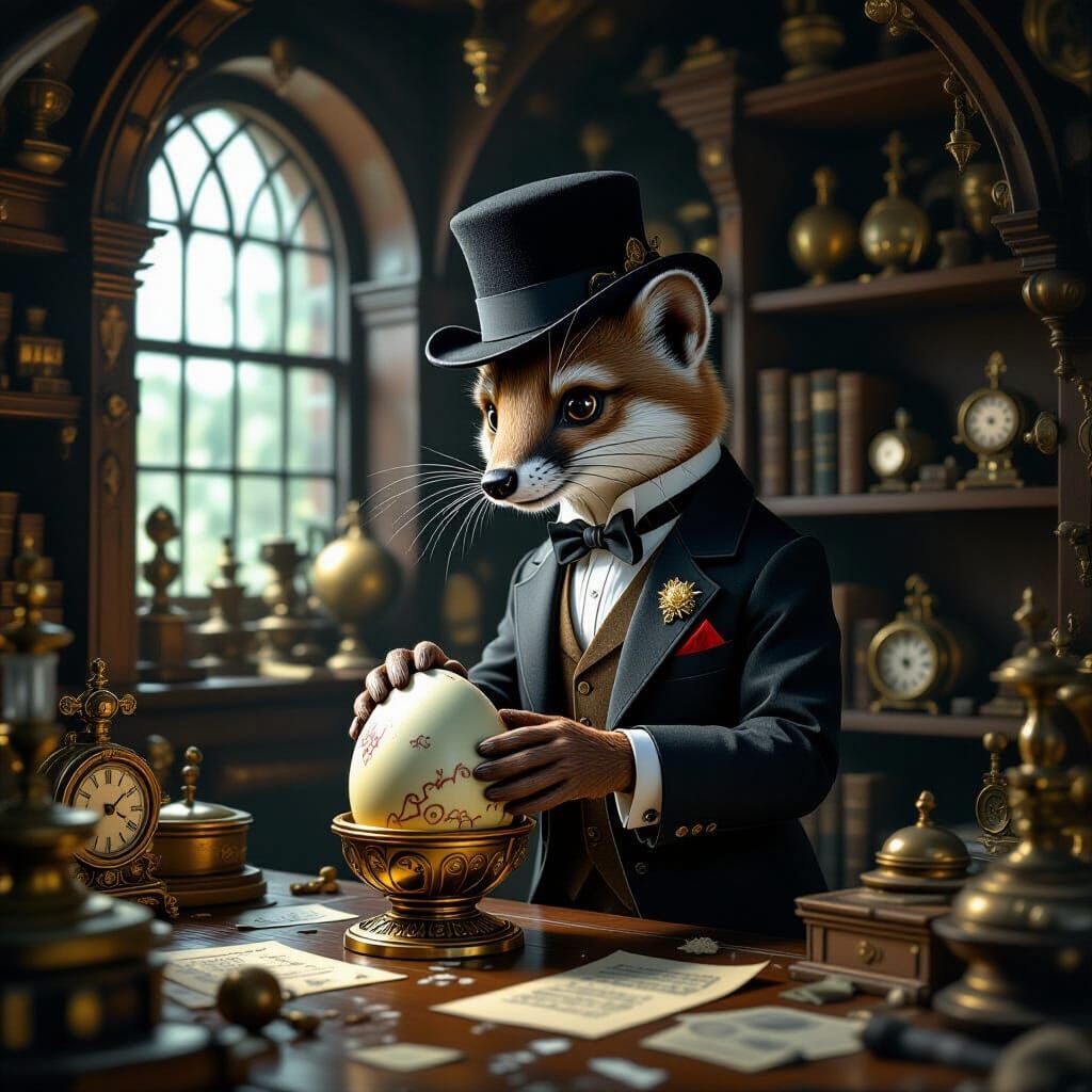 Stoat Detective and Dragon Egg Discovery