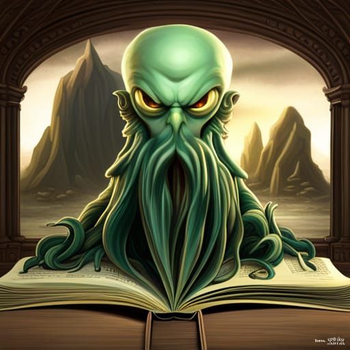 Cthulhu in a 3D Pop-Up Book