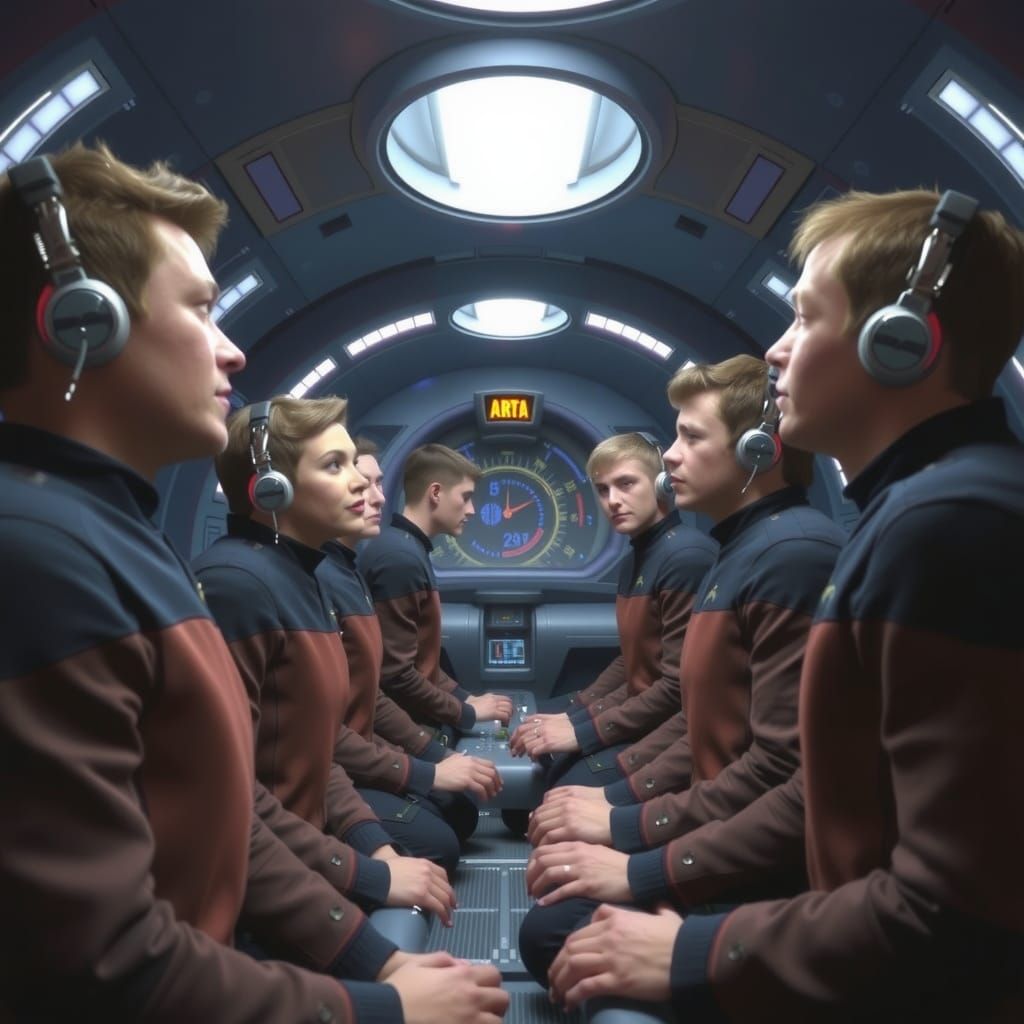 Starfleet Academy Cadets Face Kobayashi Maru Simulation