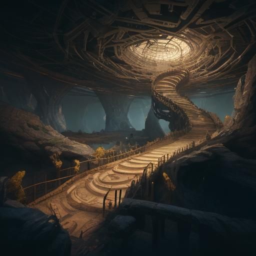 Intricate Brain Maze: A 3D Game Cinematic