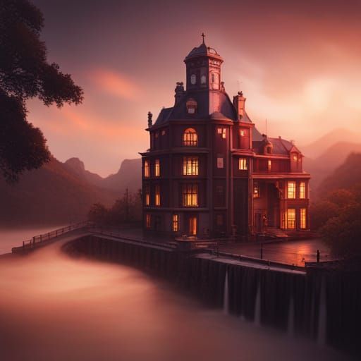 House of the Dragon in Cyberpop Gadgetpunk Style