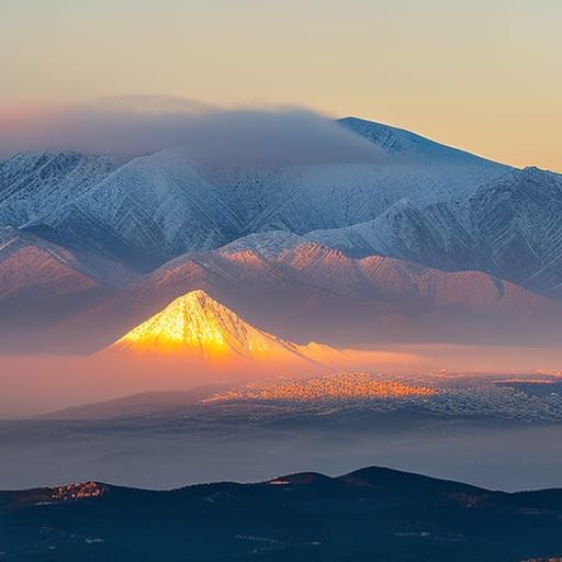 Majestic Mount Olympus Sunrise: Professional Photography