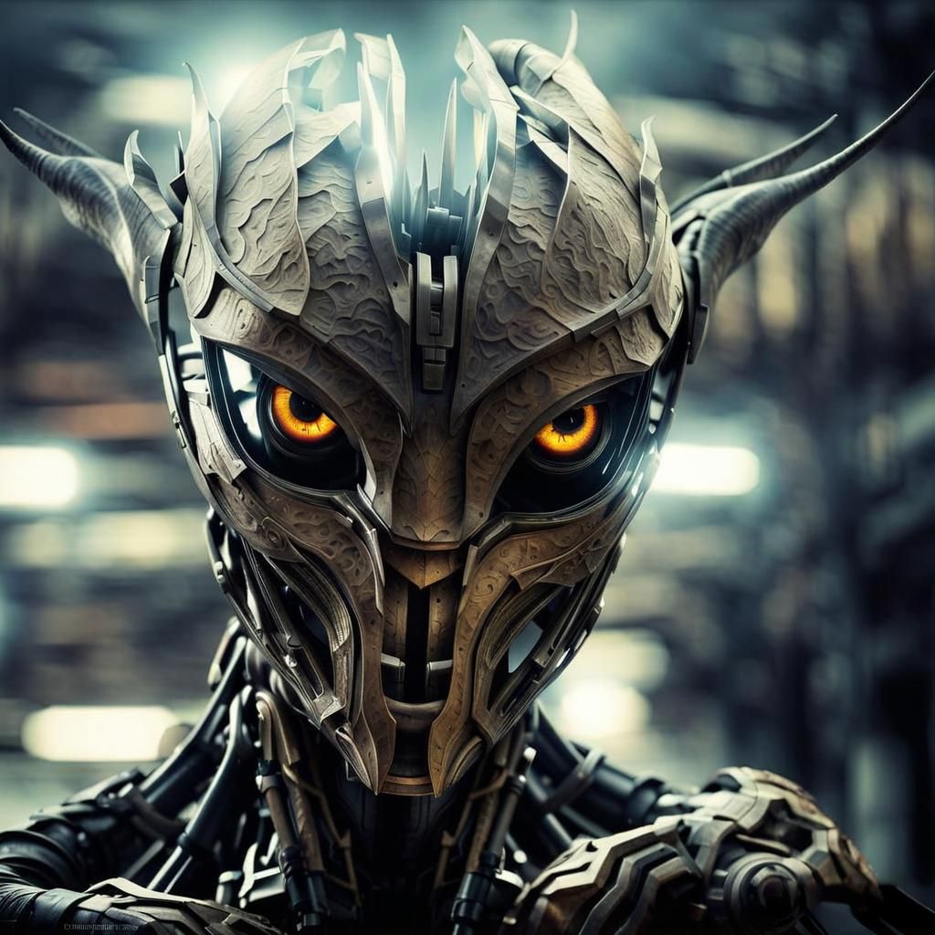 Photorealistic Aliens in Subdued, Magical Lighting