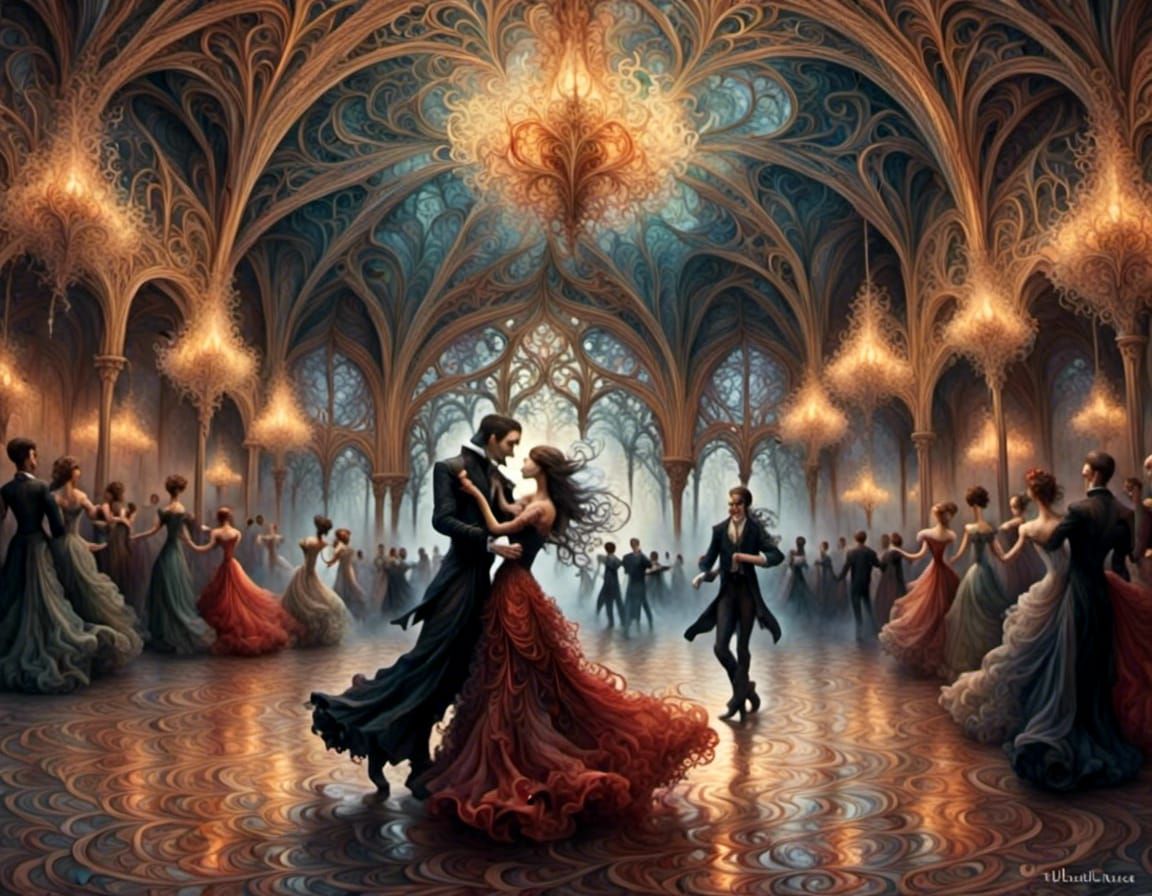 vampires at a ball room dance