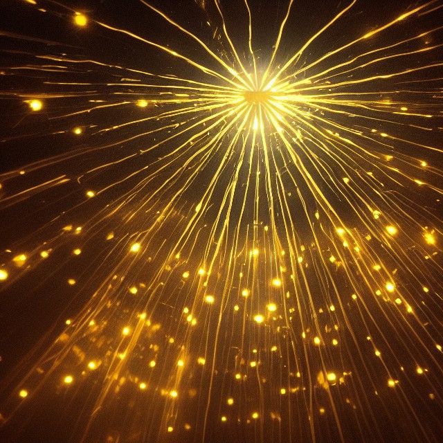 Abstract Light Emanates from the Darkness