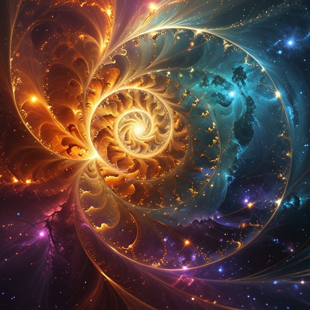 Ethereal Cosmic Web of Sacred Geometry
