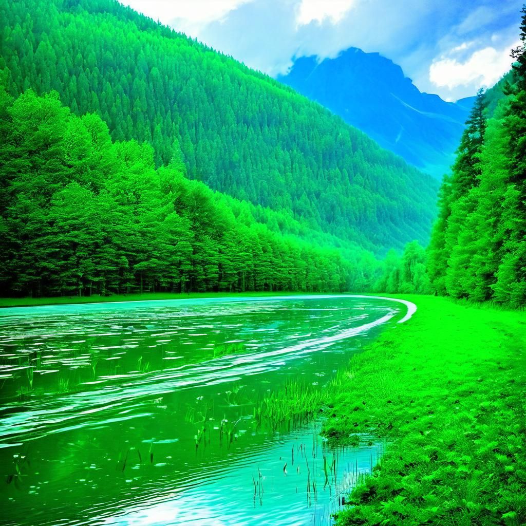 Hope for a Beautiful Life: AI Generated Image