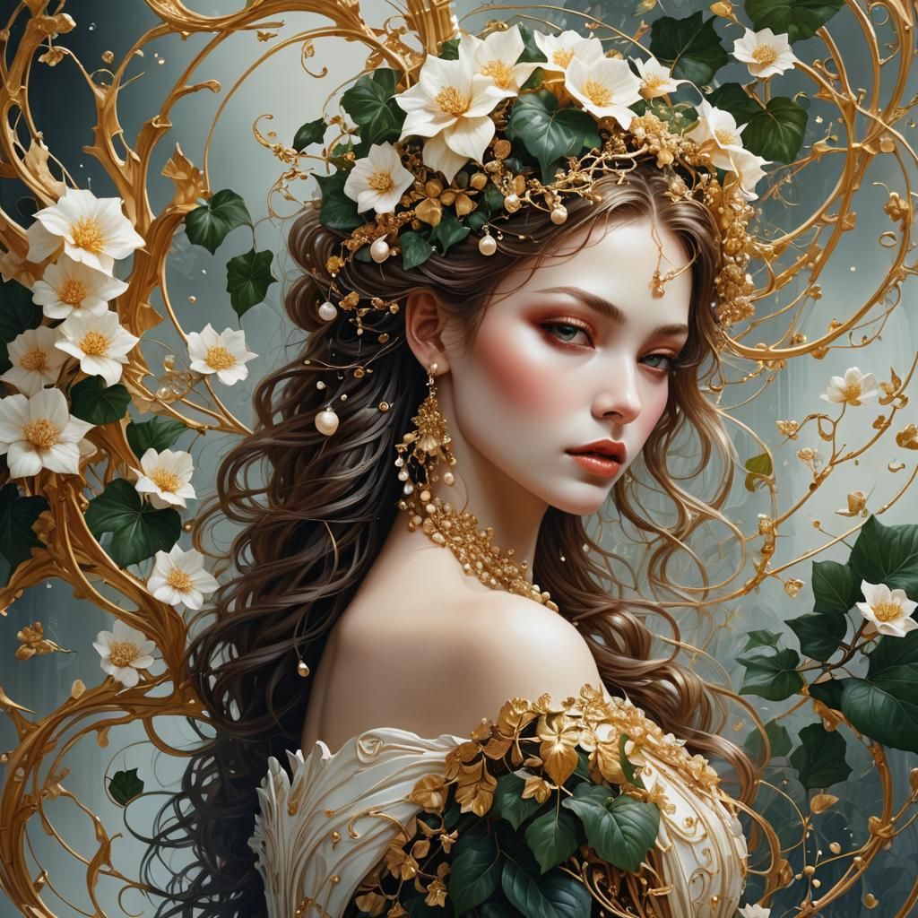 Botanical Garden in Style of Karol Bak