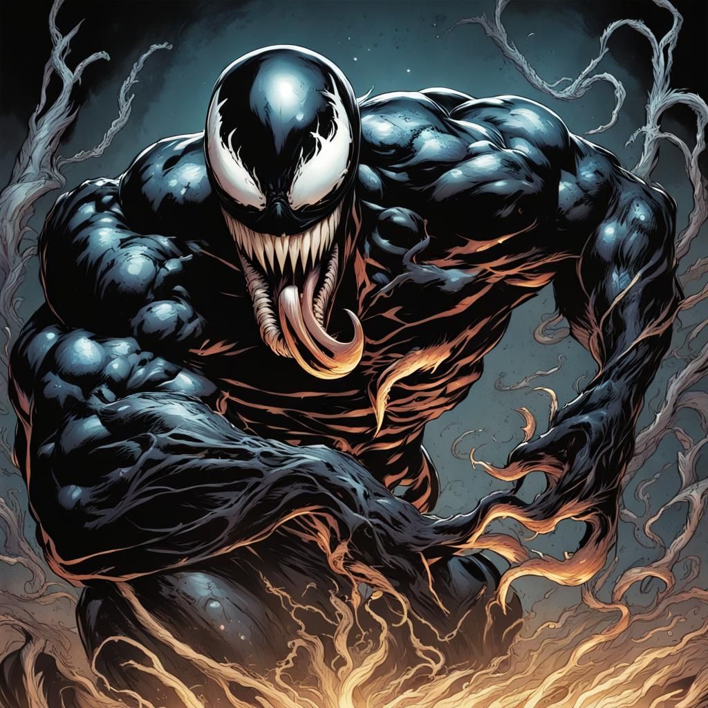 Venom Comic Book Art by Mark Brooks and Dan Mumford