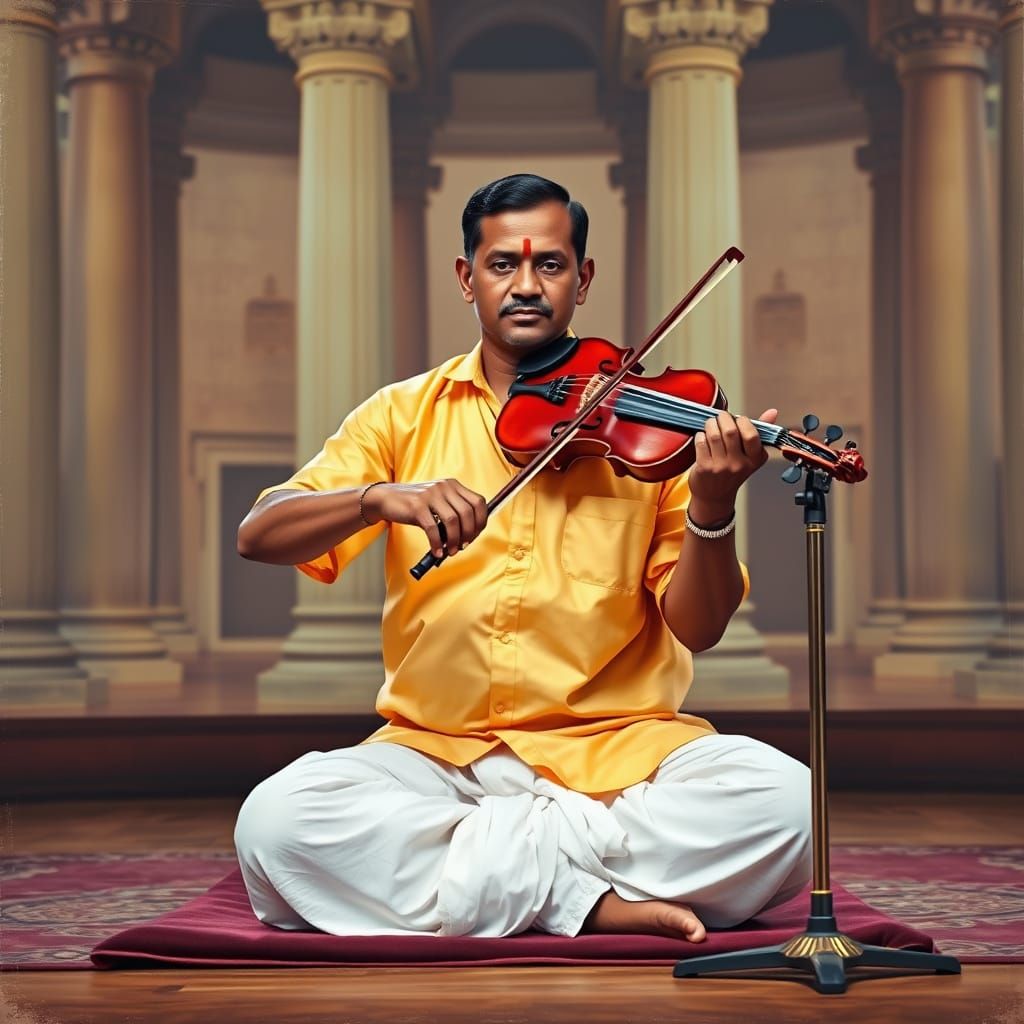 🎻 Tribute To 1975's Tamil South Indian Classic Violinist Padmasree Kunnakudi Vaidyanathan.