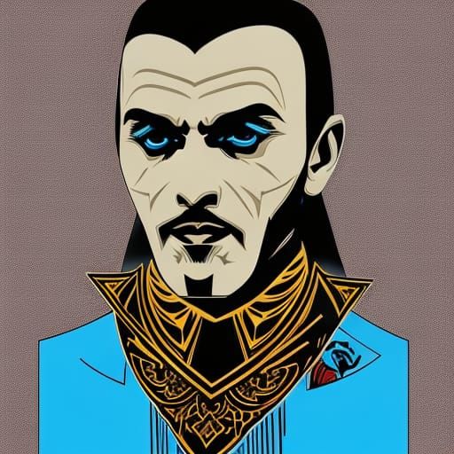 Dracula at School: Pop Art Screen Print