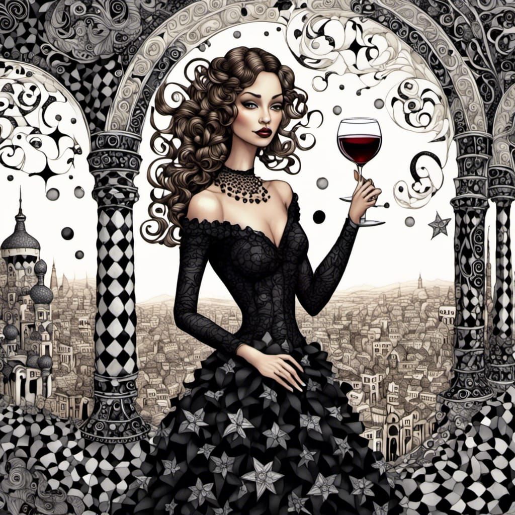 Zentangle-style artwork <lora:Zentangle-V2:1.0> , In the sty...