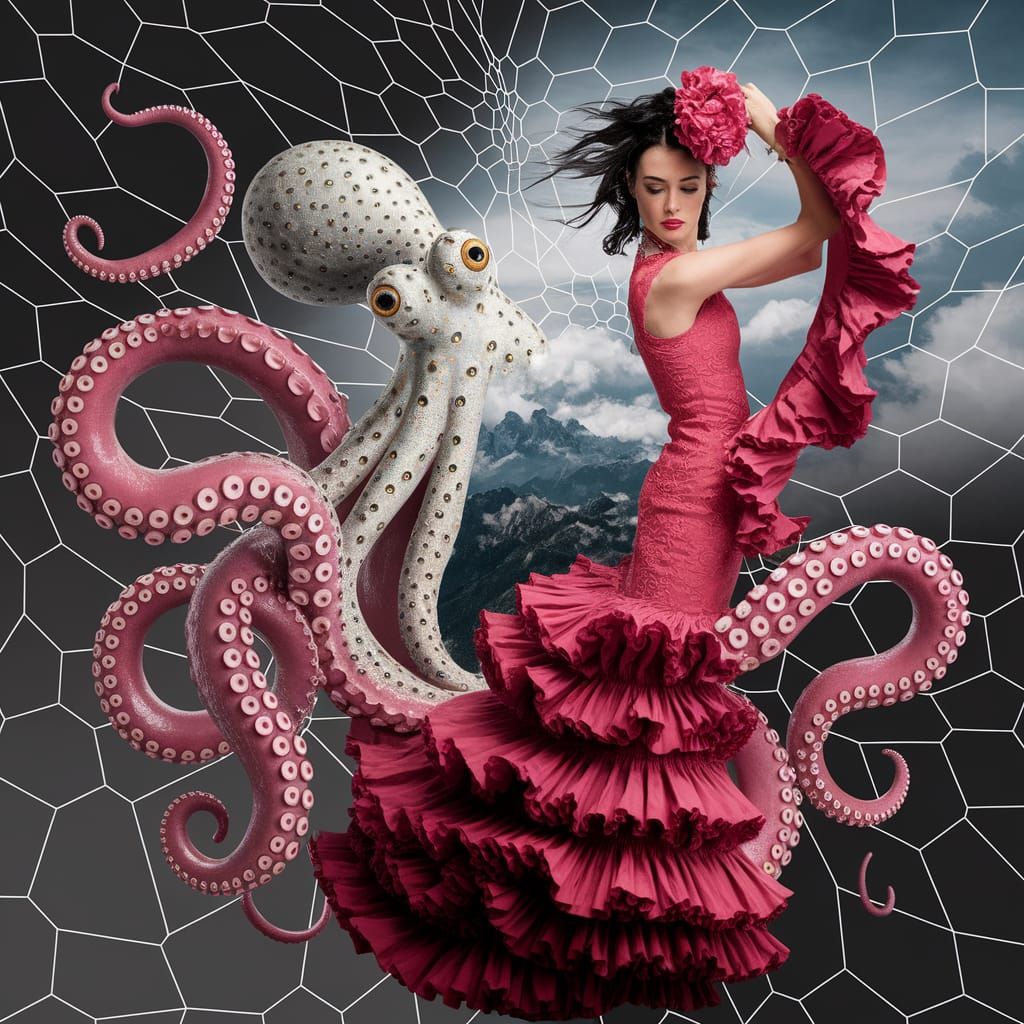 Flamenco and octopus