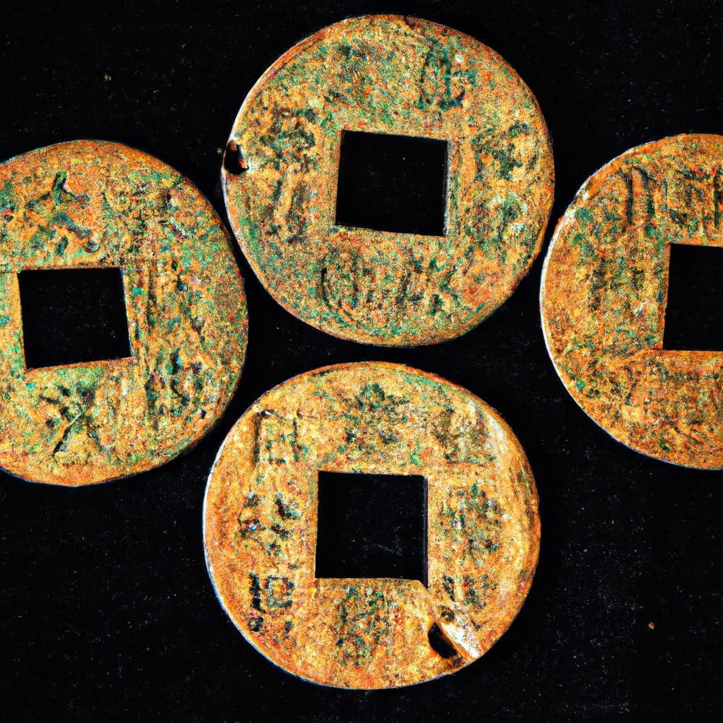Warring States Coins: Ancient Patina and Detail