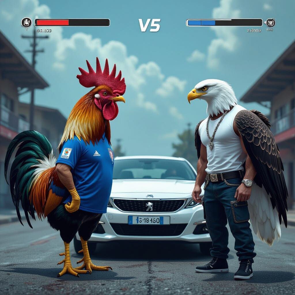 Rooster vs Eagle: Mortal Kombat Showdown