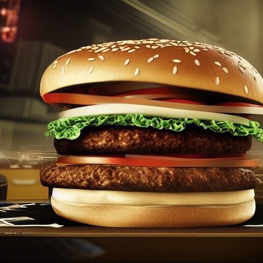 Epic Cinematic Hamburger Digital Matte Painting