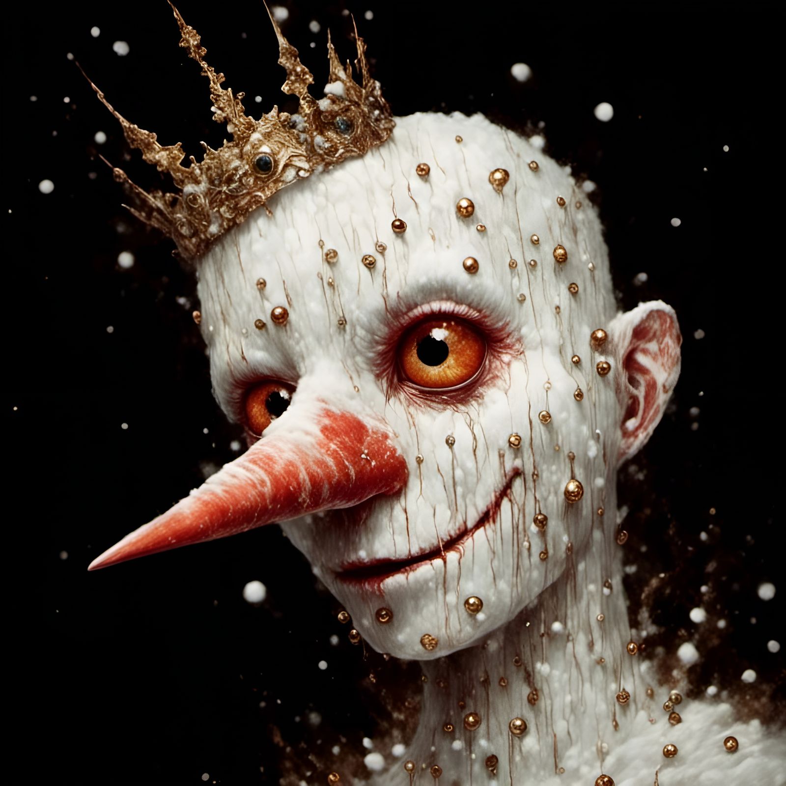 Mr. Snowman comes alive