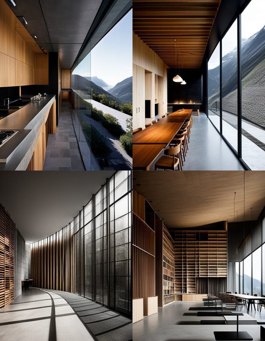 Minimalist Building Inspired by Zumthor's Architecture