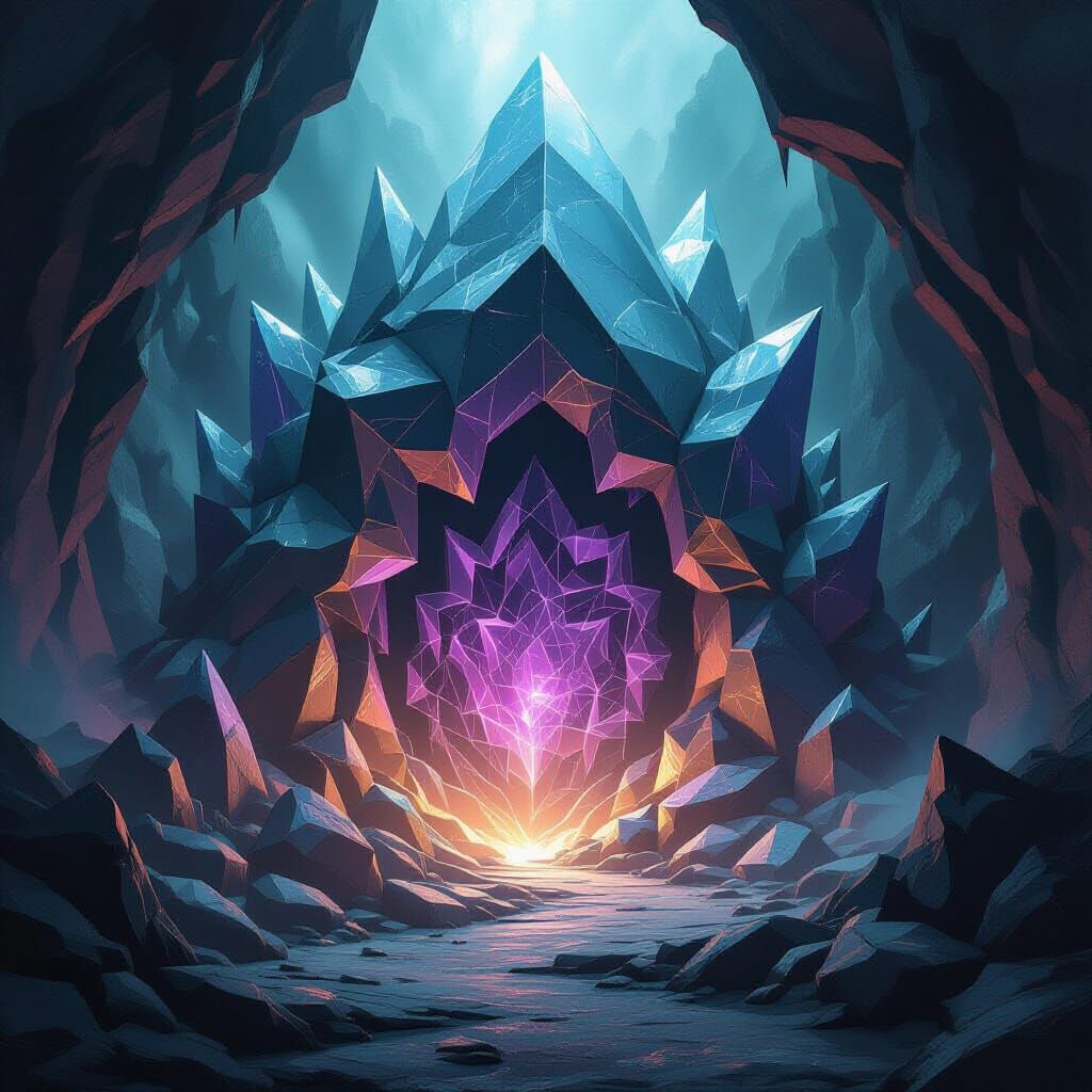 Villain's Lair Inside Crystal Mountain