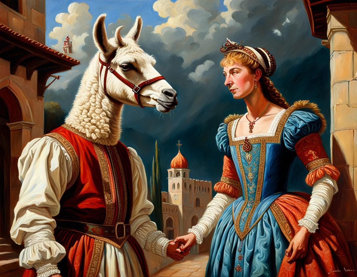 Llama Drama: Renaissance Romeo and Juliet