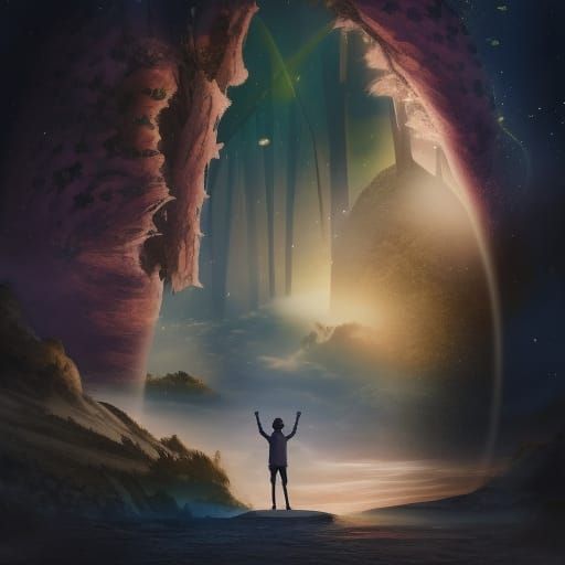 Abstract Edge of Dreaming Visualization