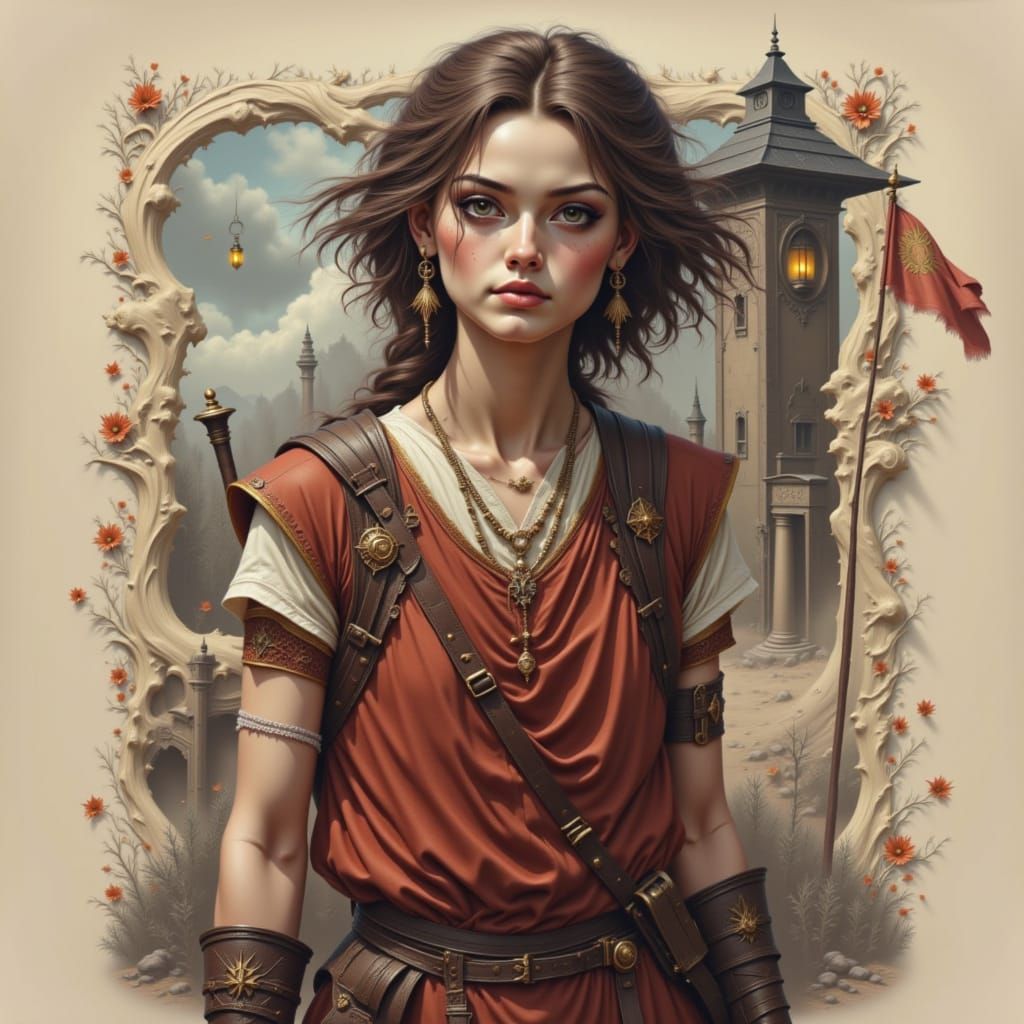 AI Warrior Character