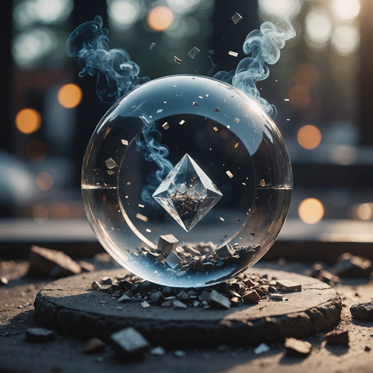 Hyperrealistic Universe Shards Through Time