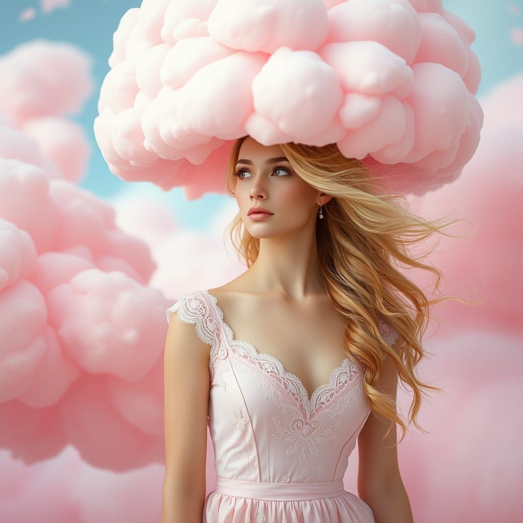 the lady and the pink cloud