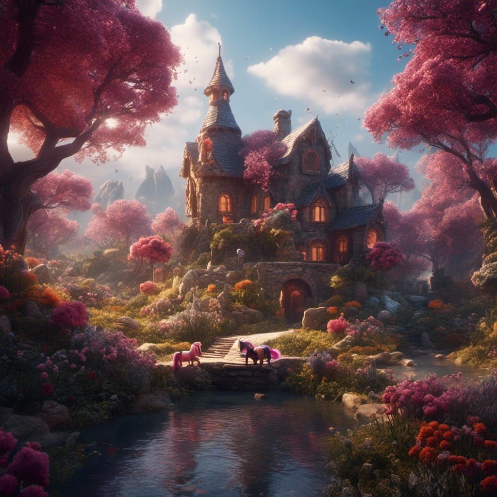 Fantastical My Little Pony Digital Painting