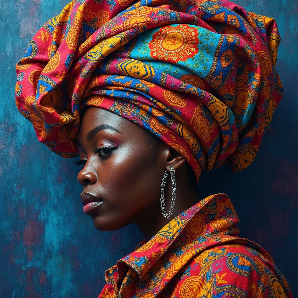 Vibrant African Tapestry: Cultural Fabric in Unreal Engine 5