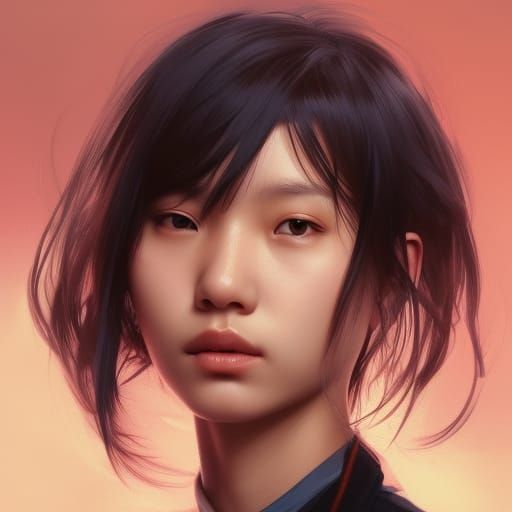 Detailed Portrait of a Taiwanese Girl in Unreal Engine