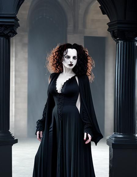 gothic woman, ghostly pale