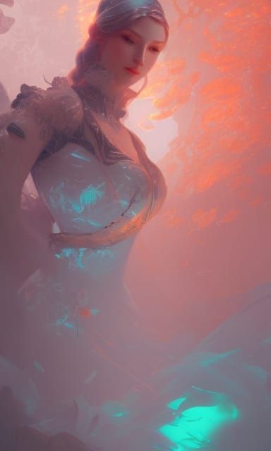 Icy Rose: Hyperdetailed Digital Art in 8k Resolution