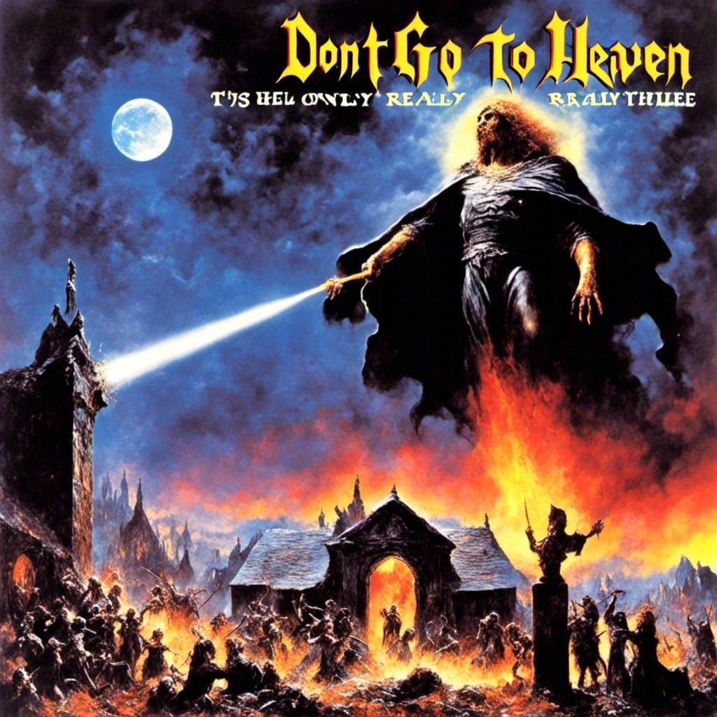 80s Metal Album Art: Heaven and Hell