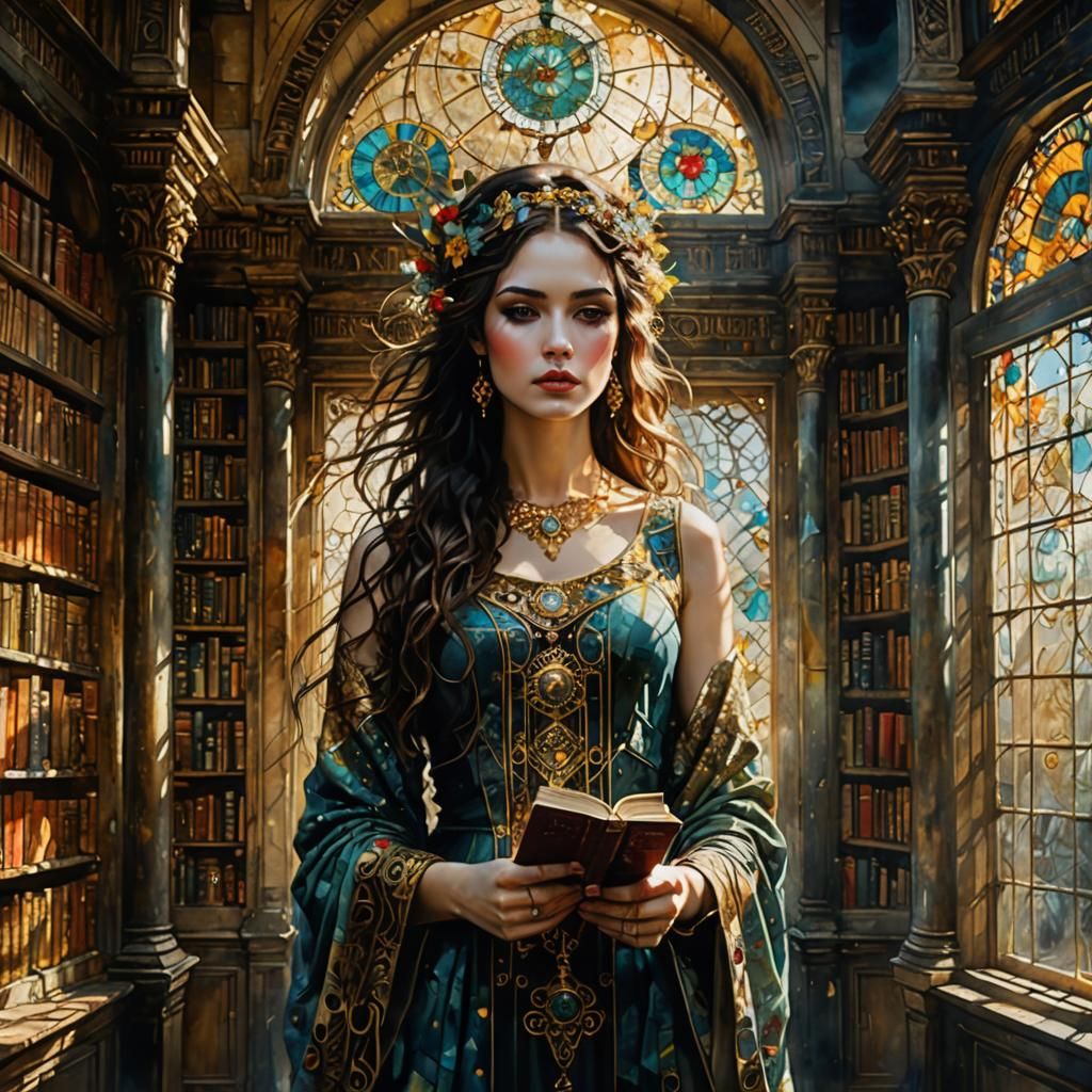 Tryllene Hadimost, Mistress of the Library of Gnossos