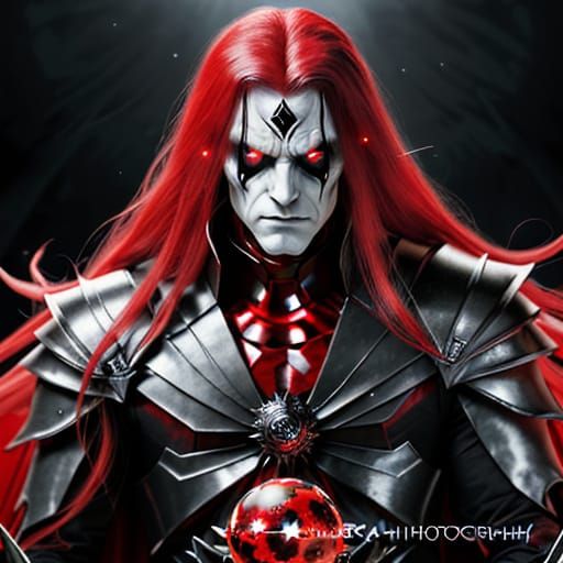 Ethereal Cosmic Deity Steps into Throne Room