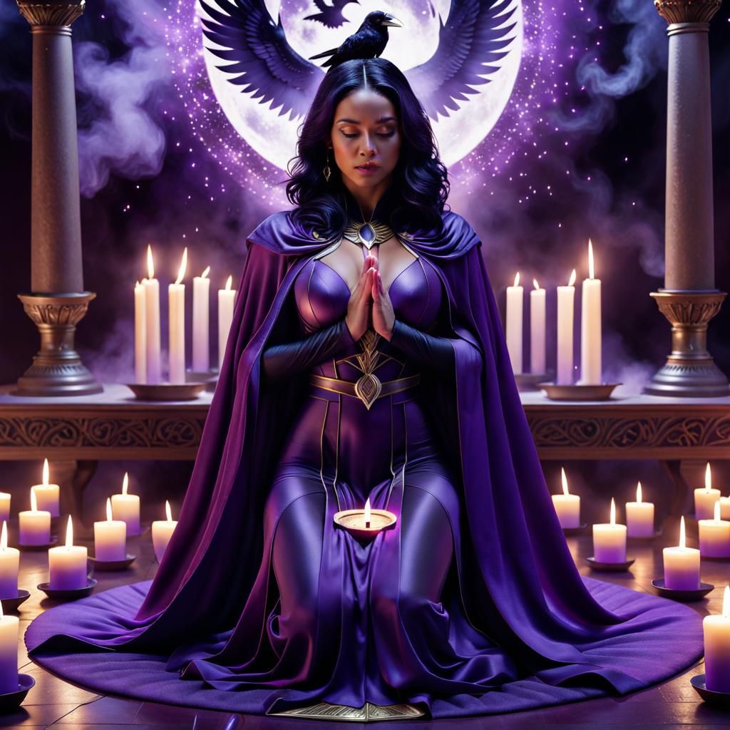 Raven Meditating