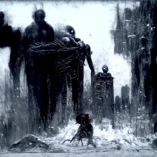 Dark Forgotten Metropolis: Gothic Horror Art
