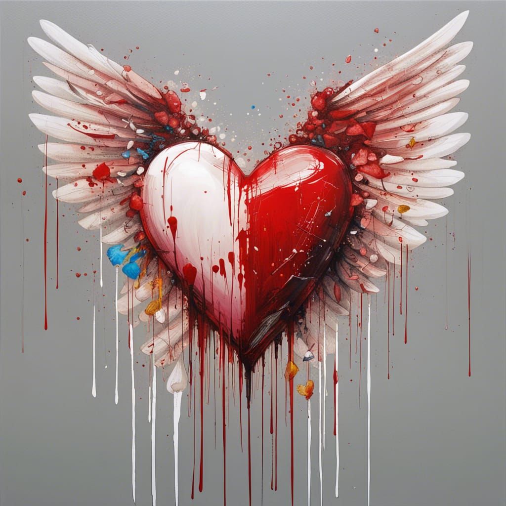 Angel Heart Pierced: Contemporary Digital Art