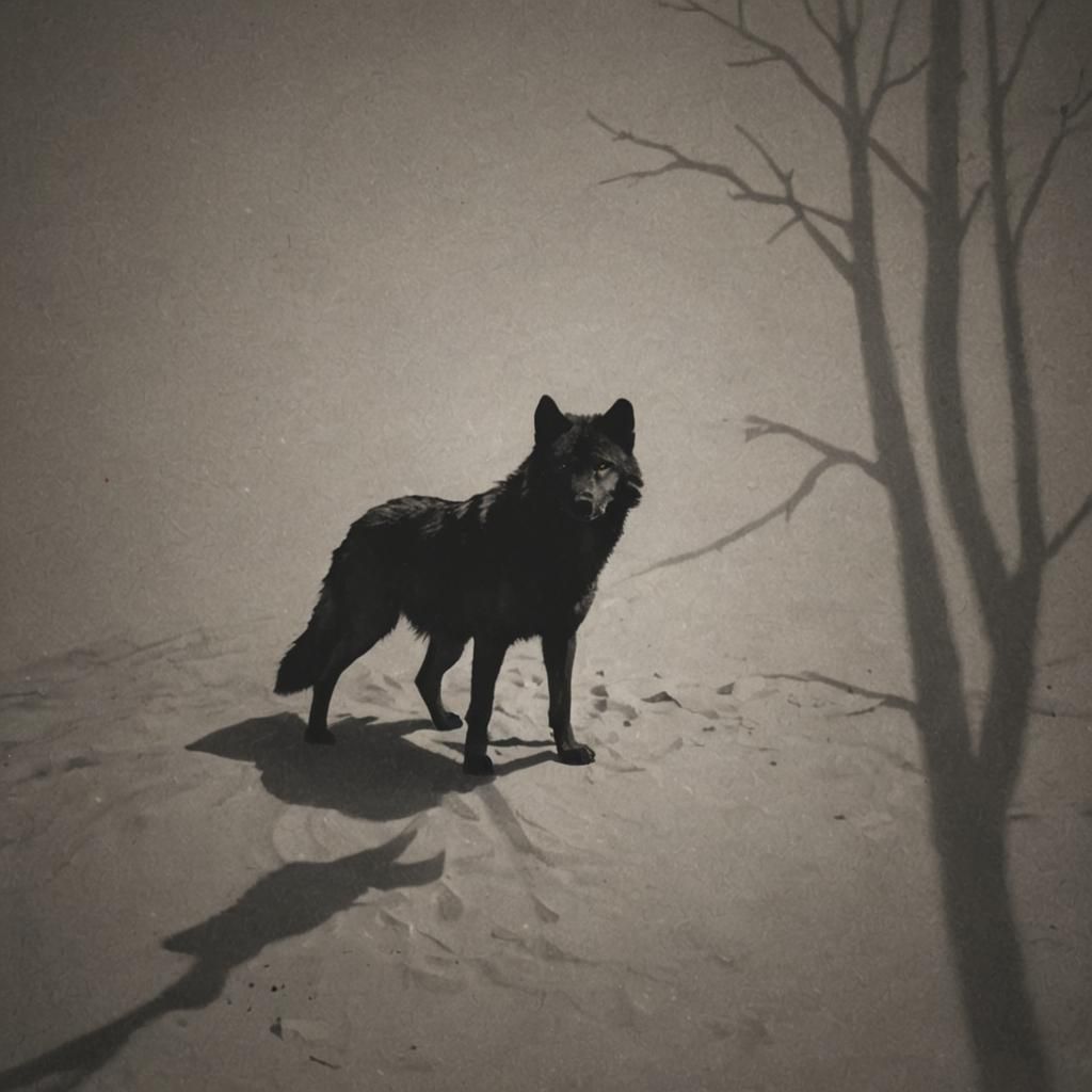 shadow of a wolf