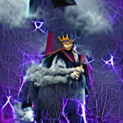 Menacing Evil Wizard King Vonthorno