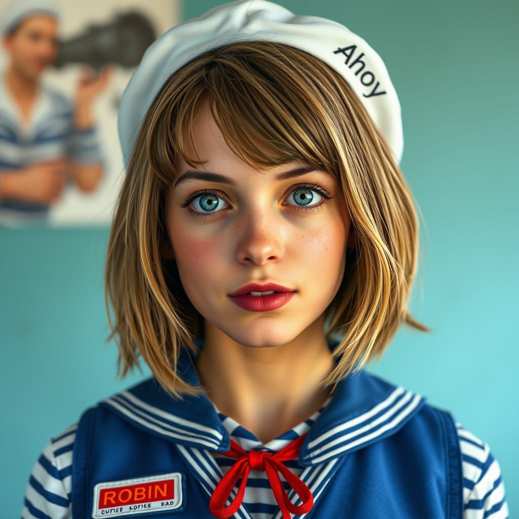 Stranger Things' Robin Buckley in Sailor Chic