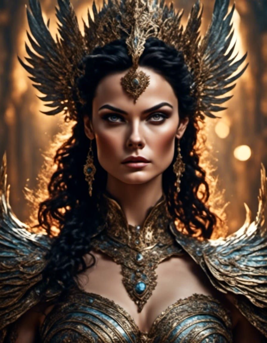 Detailed Portrait of Lady Sif in Cinematic Style